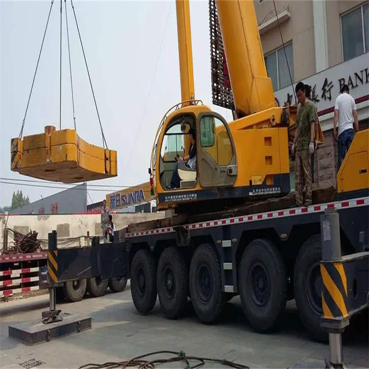 庆元县当地吊车出租|机器吊装|75吨|工厂搬迁服务